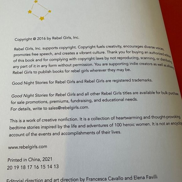 Good Night Stories for Rebel Girls: 100 Tale of Extraordinary Women Motivational - Picture 3 of 16